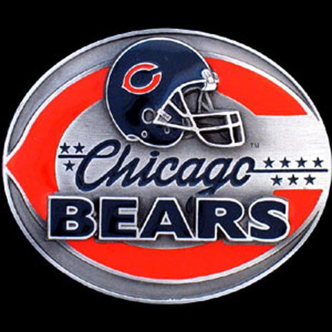 Chicago Bears NFL Enameled Belt Buckle