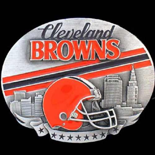 Cleveland Browns NFL Enameled Belt Buckle