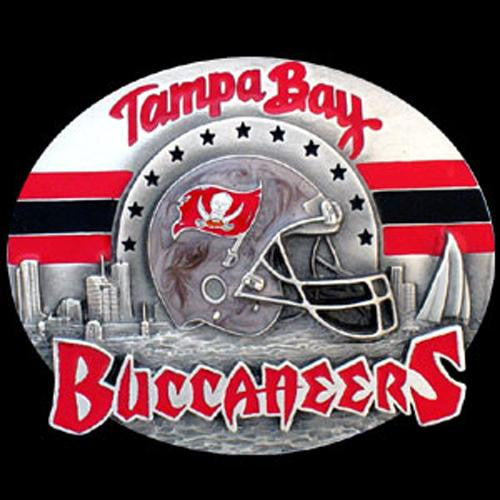 Tampa Bay Buccaneers NFL Enameled Belt Buckle