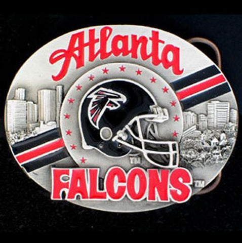 Atlanta Falcons NFL Enameled Belt Buckle