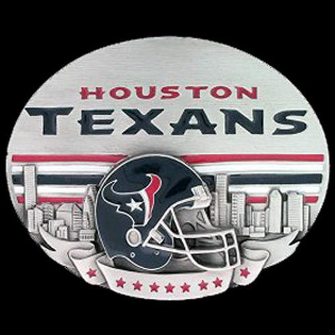 Houston Texans NFL Enameled Belt Buckle
