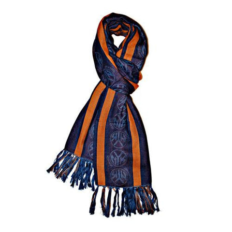 New York Knicks NBA Team Scarf Navy- Orange