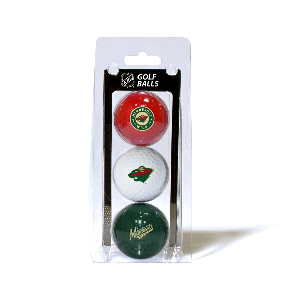 Minnesota Wild NHL 3 Ball Pack