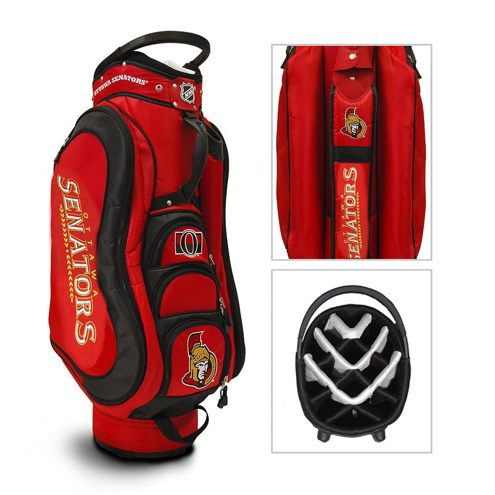 Ottawa Senators NHL Cart Bag - 14 way Medalist