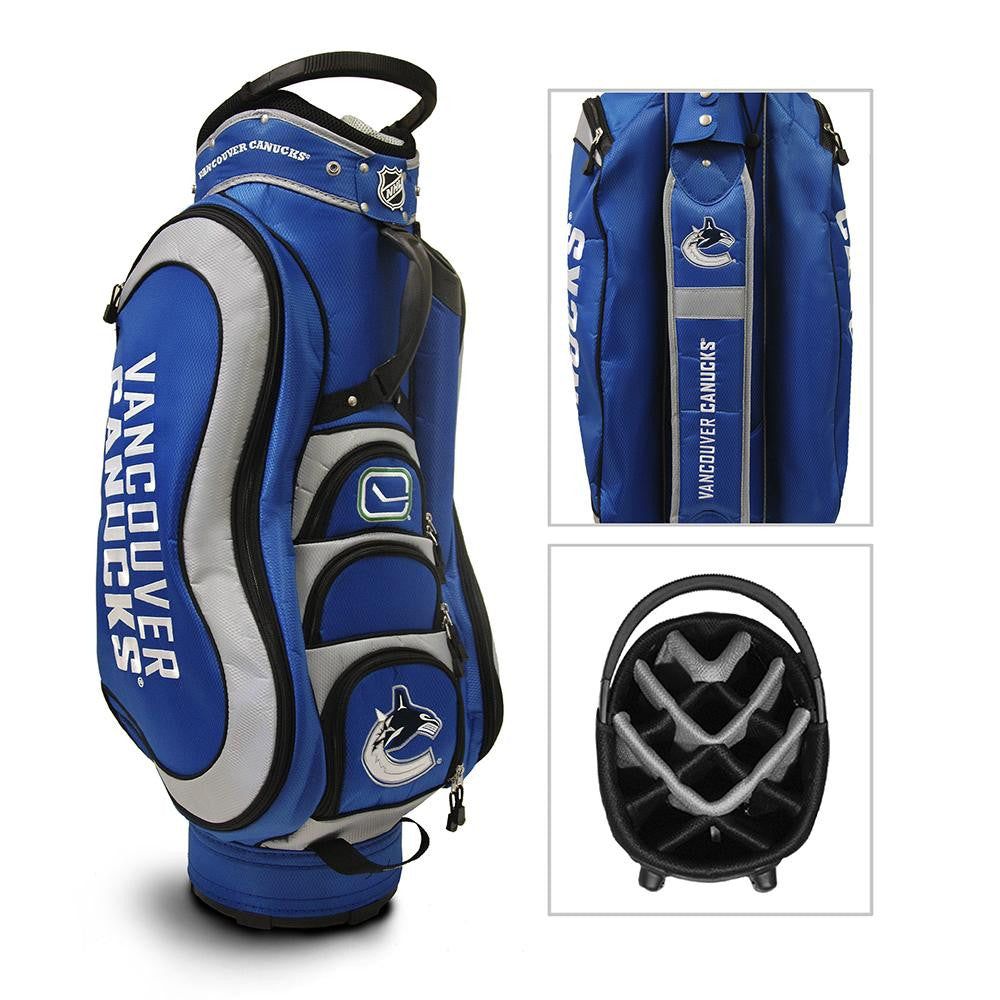 Vancouver Canucks NHL Cart Bag - 14 way Medalist