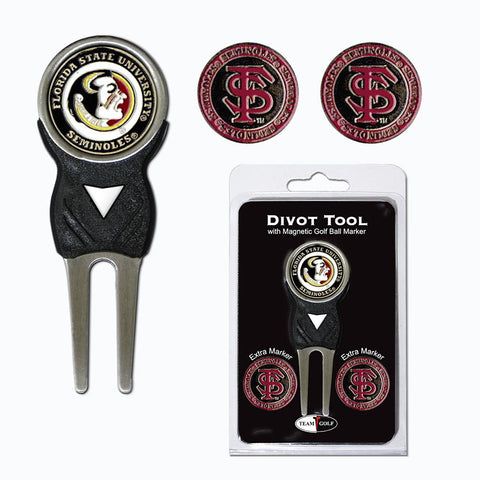 Florida State Seminoles NCAA Divot Tool Pack w-Signature Tool