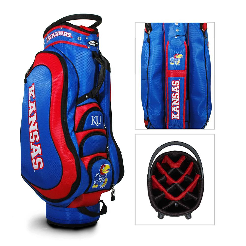 Kansas Jayhawks NCAA Cart Bag - 14 way Medalist