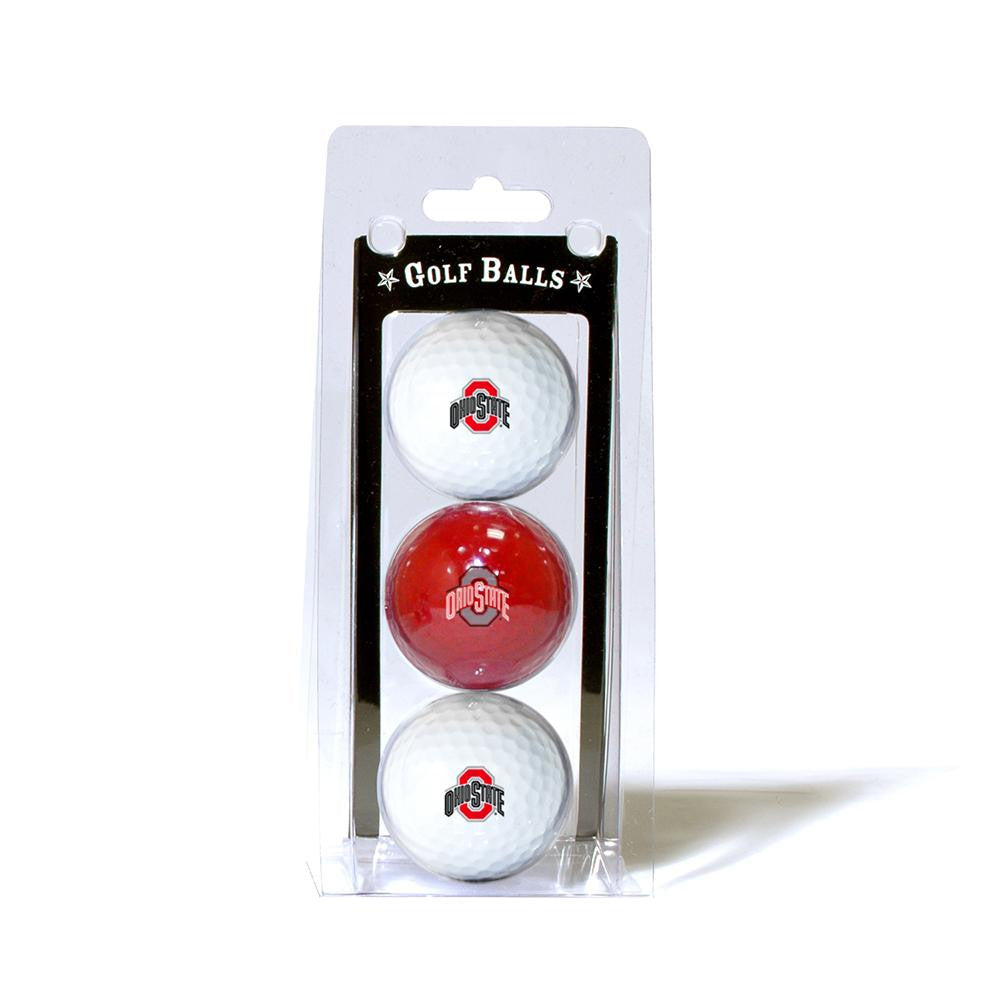 Ohio State Buckeyes NCAA 3 Ball Pack