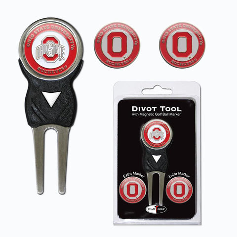 Ohio State Buckeyes NCAA Divot Tool Pack w-Signature Tool