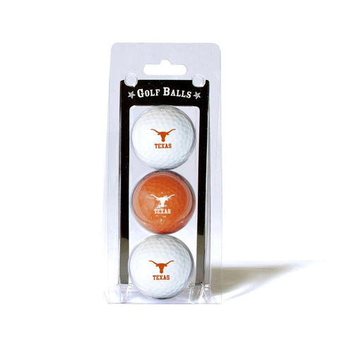 Texas Longhorns NCAA 3 Ball Pack