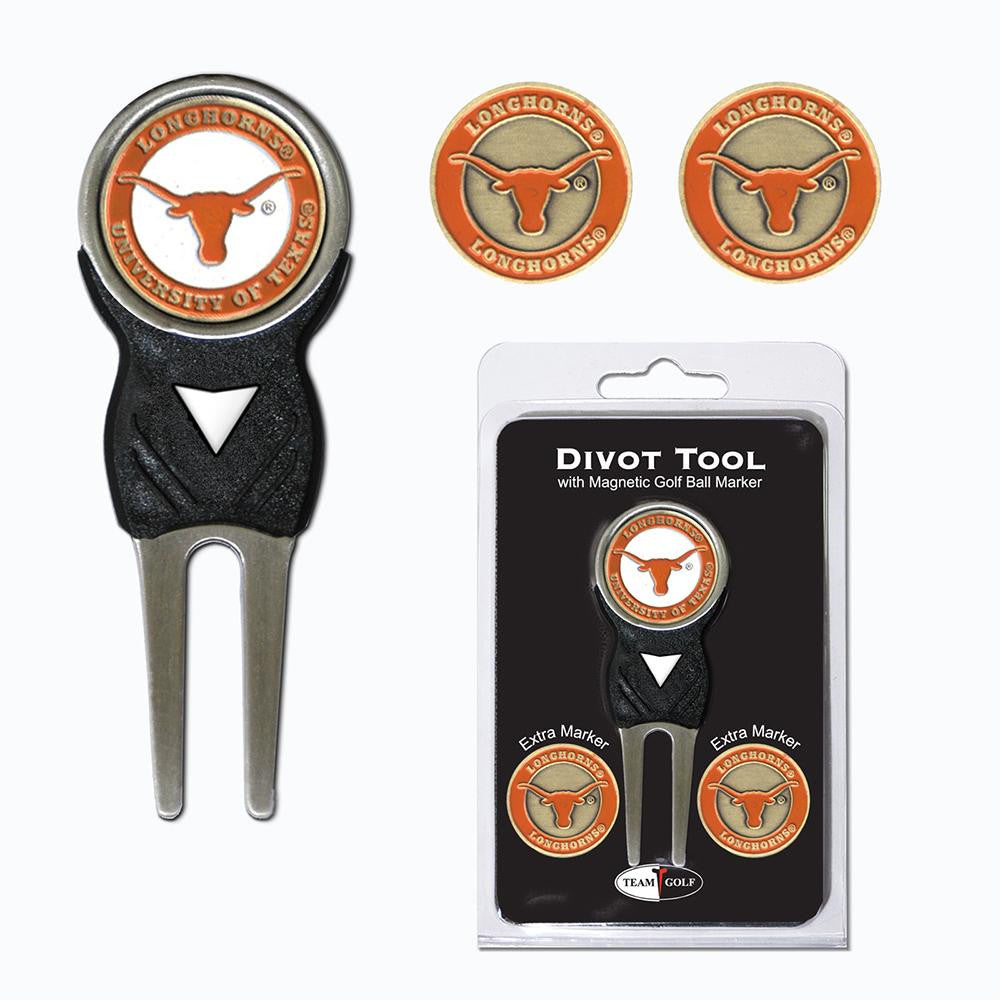 Texas Longhorns NCAA Divot Tool Pack w-Signature Tool