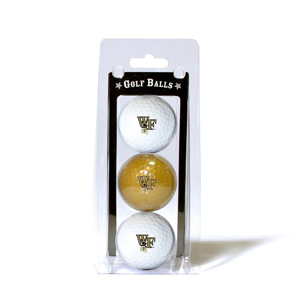 Wake Forest Demon Deacons NCAA 3 Ball Pack