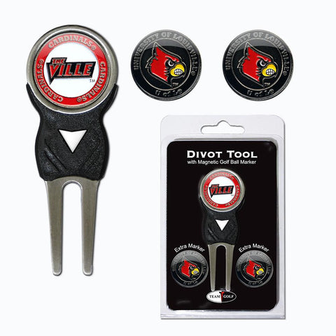 Louisville Cardinals NCAA Divot Tool Pack w-Signature Tool