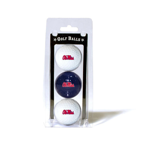 Mississippi Rebels NCAA 3 Ball Pack