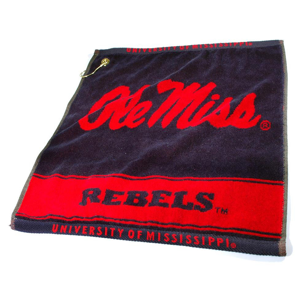 Mississippi Rebels NCAA Woven Golf Towel