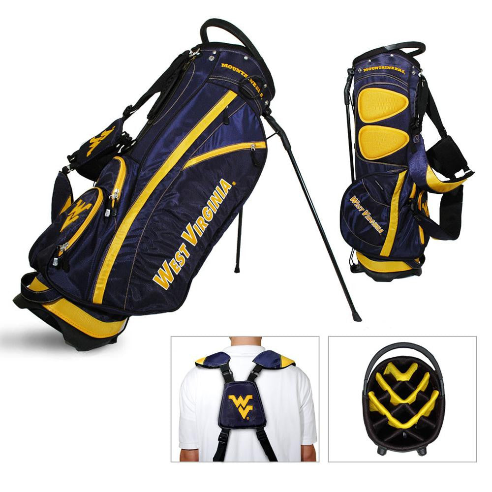 West Virginia Mountaineers NCAA Stand Bag - 14 way (Fairway)