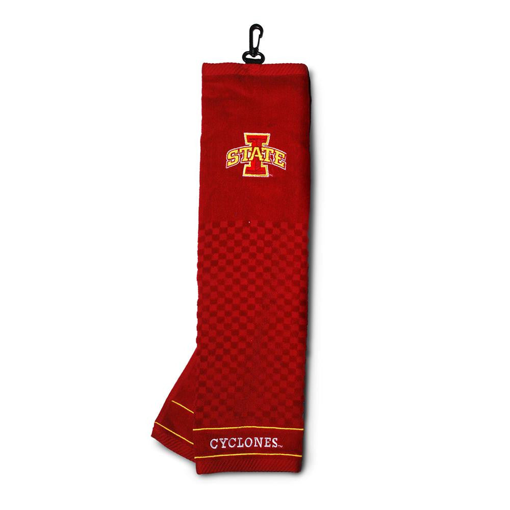 Iowa State Cyclones NCAA Embroidered Tri-Fold Towel