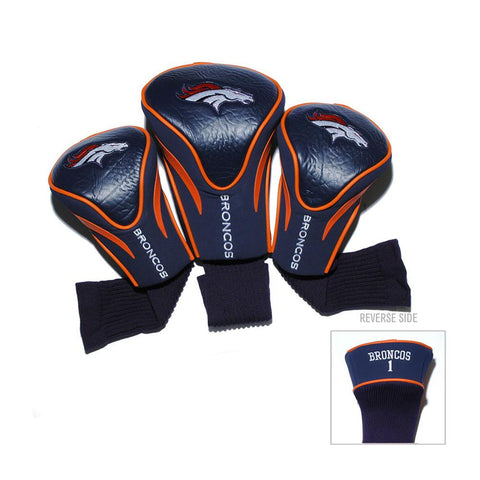 Denver Broncos NFL 3 Pack Contour Fit Headcover