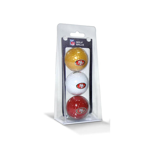 San Francisco 49ers NFL 3 Ball Pack