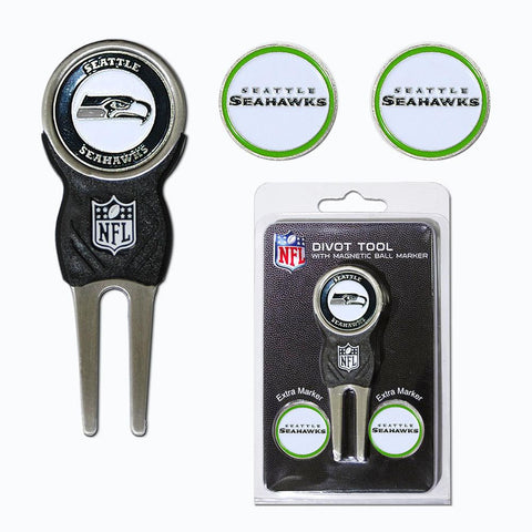 Seattle Seahawks NFL Divot Tool Pack w-Signature tool