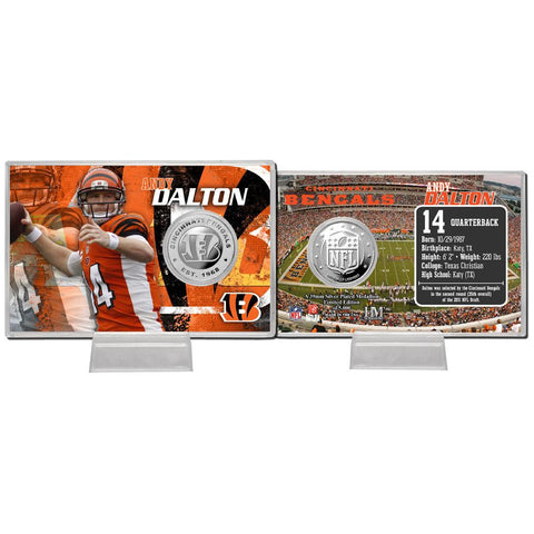 Andy Dalton Silver Coin Card