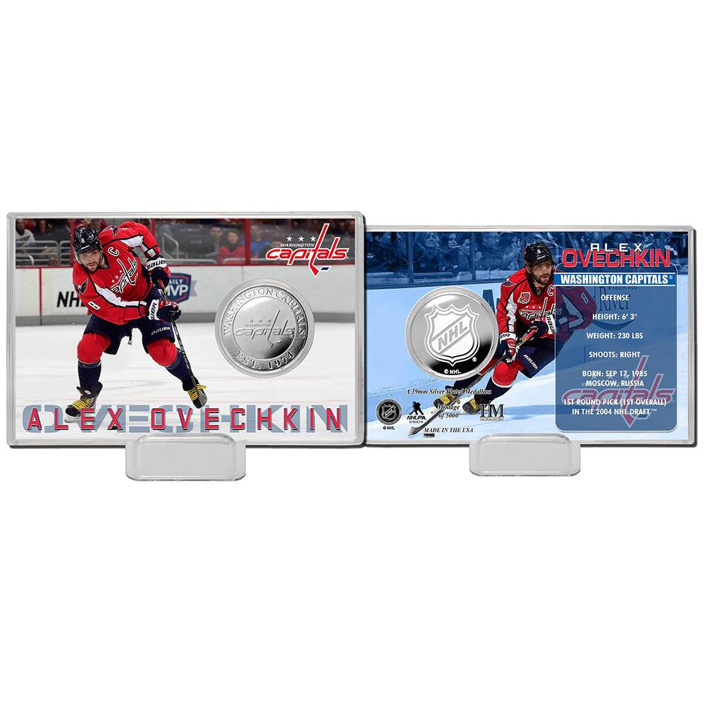 Alex Ovechkin Silver Coin Card