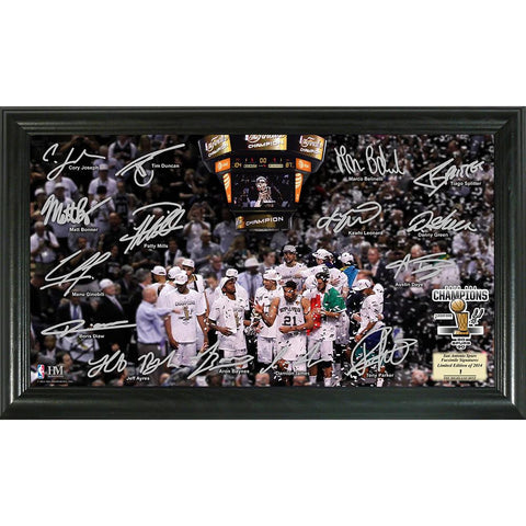 San Antonio Spurs 2014 NBA Finals Champions inCelebrationin Signature Court