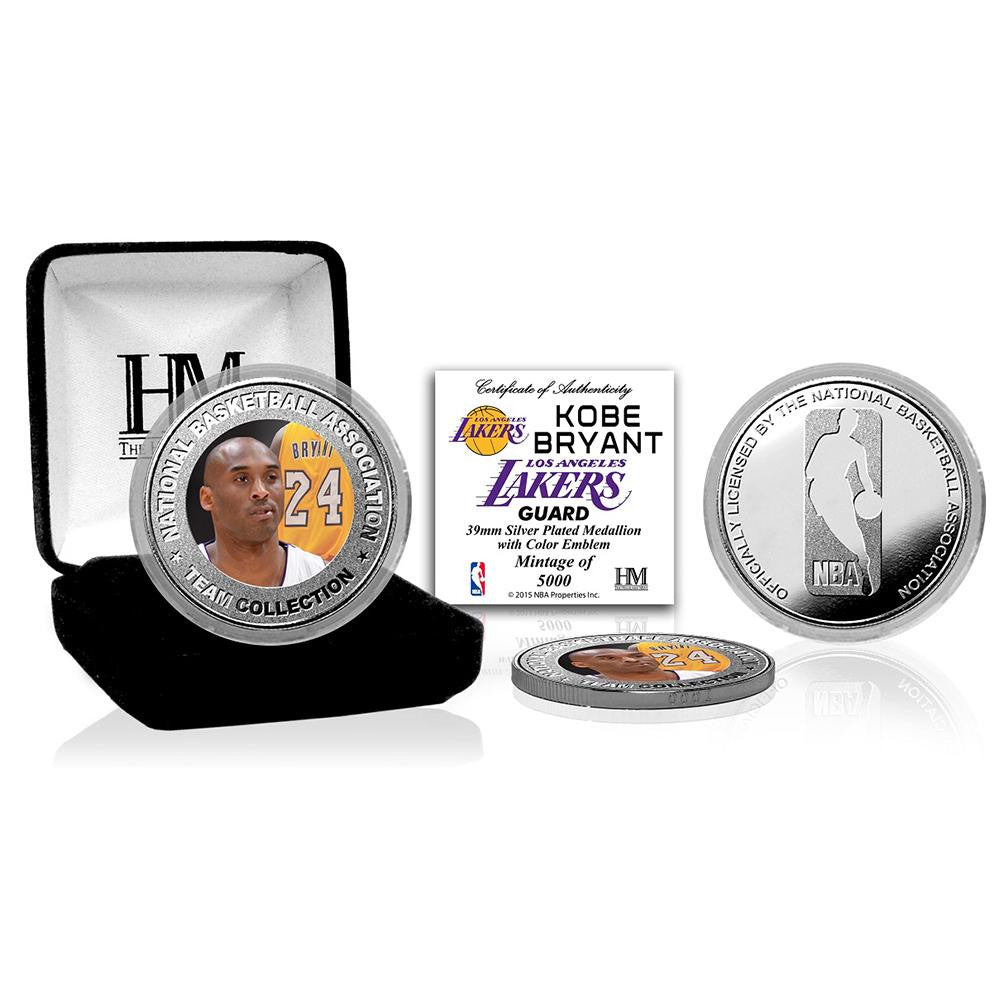 Kobe Bryant Silver Color Coin