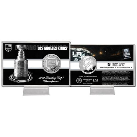 Los Angeles Kings NHL Los Angeles Kings Stanley Cup inHistoryin Silver Coin Card