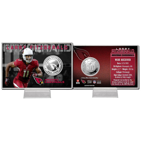 Larry Fitzgerald Silver Coin Card