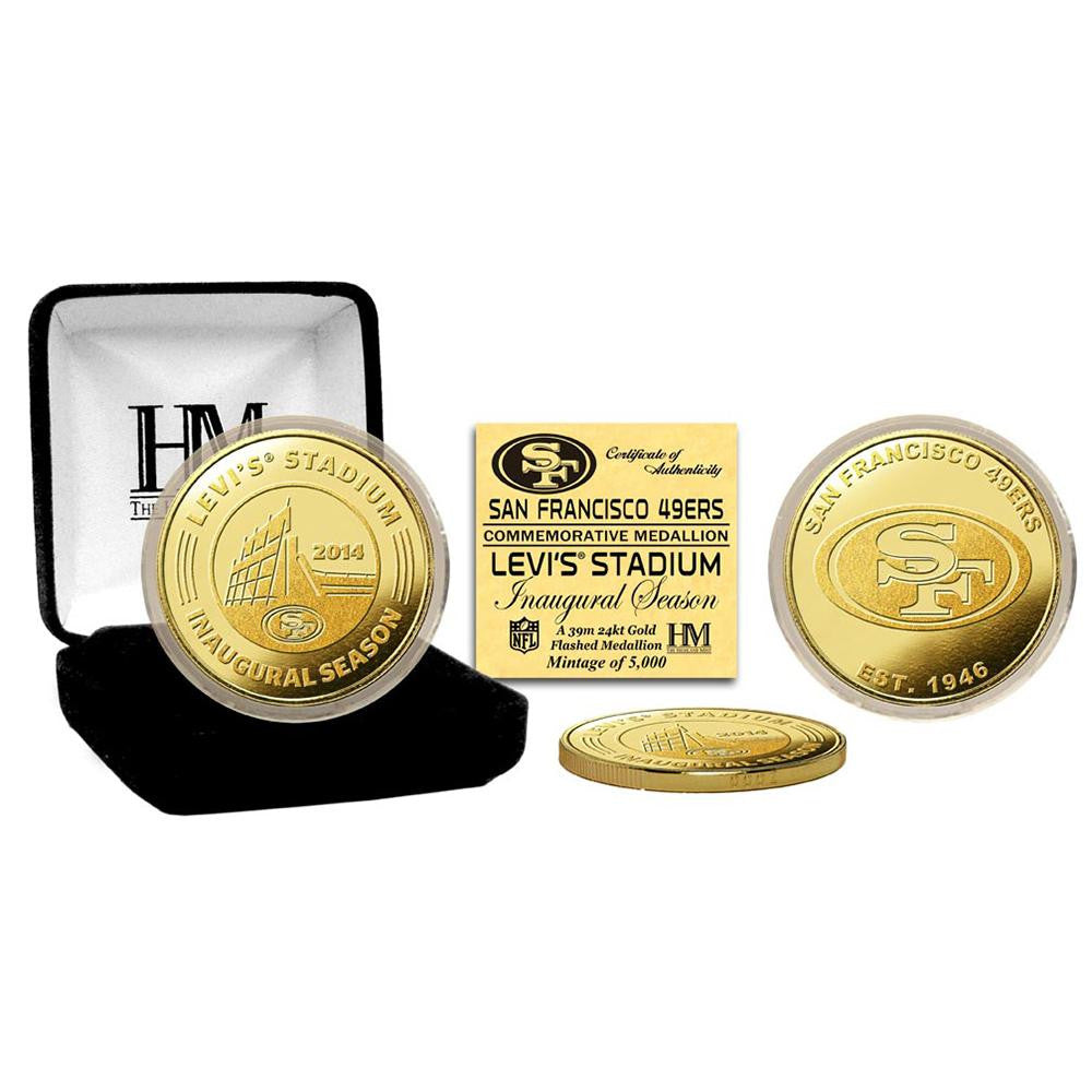 Levis Stadium inInaugural Seasonin Gold Mint Coin