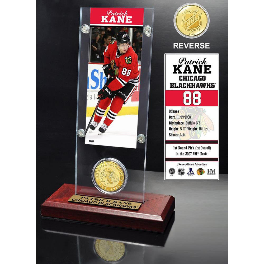 Patrick Kane Ticket and Bronze Coin Desktop Acrylic