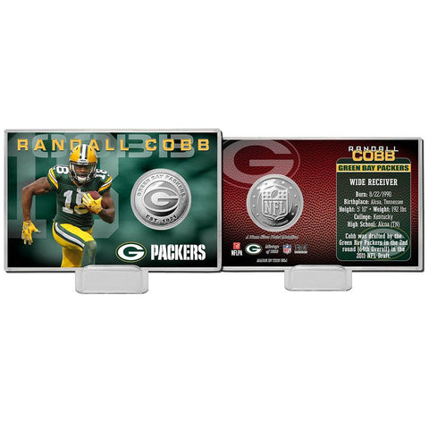 Randall Cobb Silver Coin Card