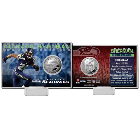 Richard Sherman Silver Coin Card