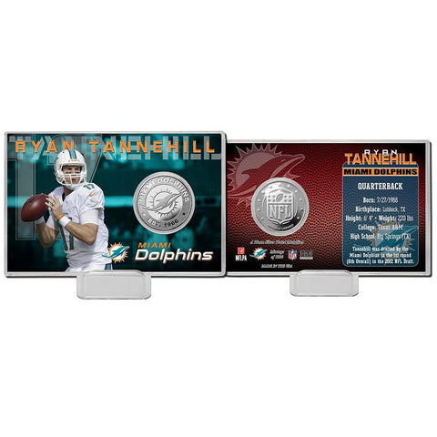 Ryan Tannehill Silver Coin Card