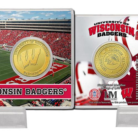 University of Wisconsin Bronze Coin Card