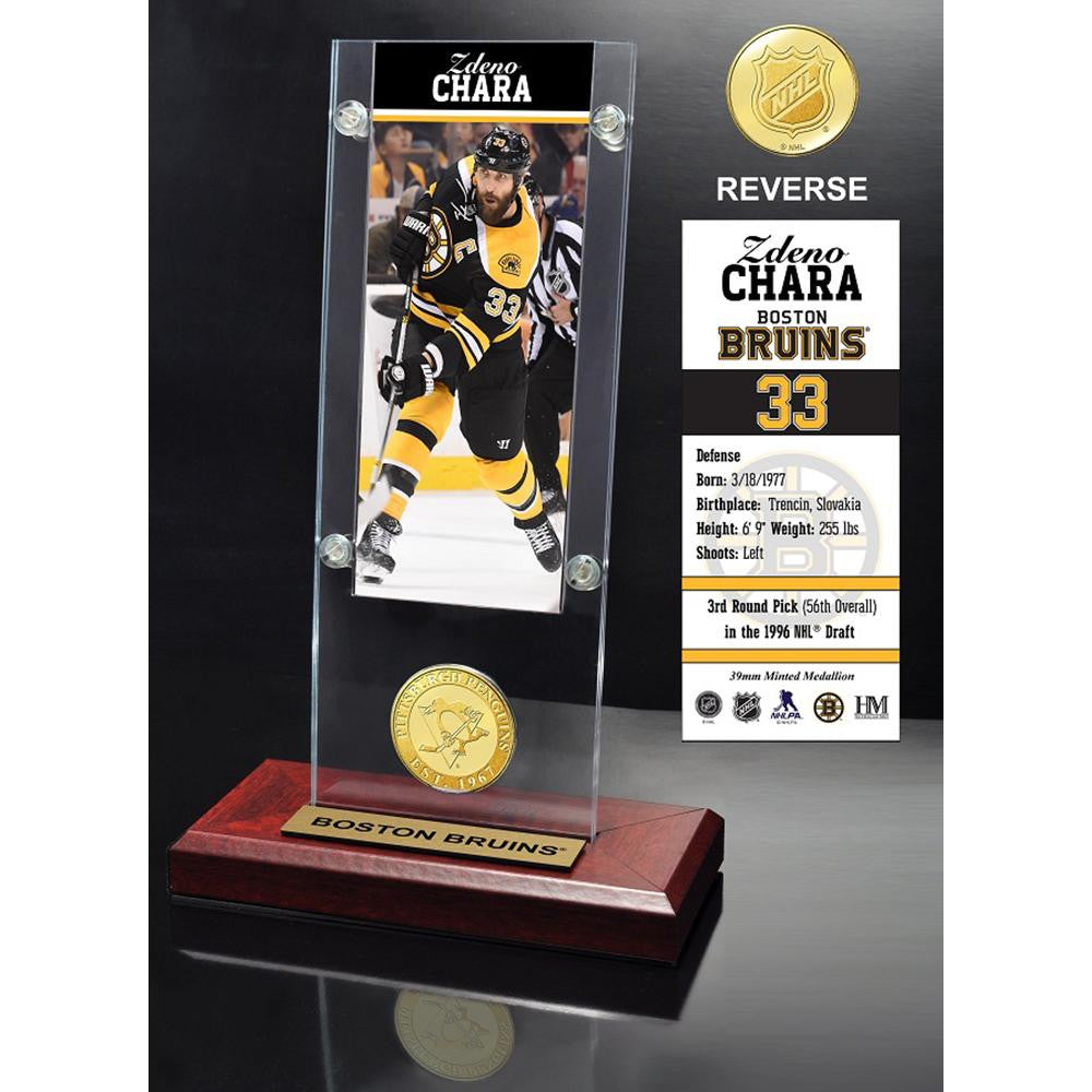 Zdeno Chara Ticket & Bronze Coin Acrylic Desk Top