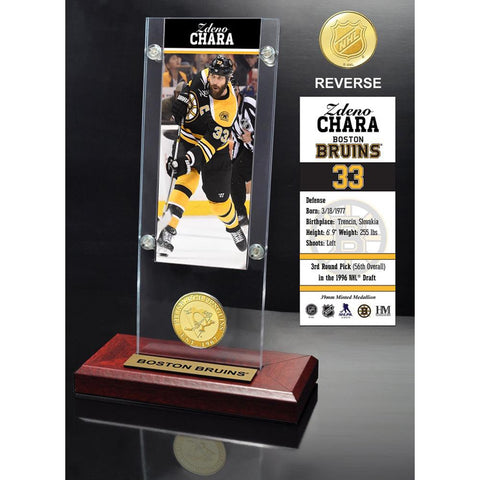 Zdeno Chara Ticket & Bronze Coin Acrylic Desk Top