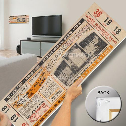 1958 MLB All-Star Game Mega Ticket - Orioles Host