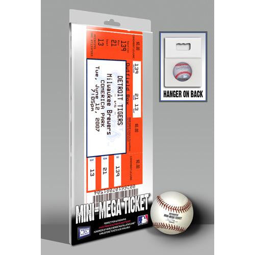 Justin Verlander No-Hitter Mini-Mega Ticket - Detroit Tigers