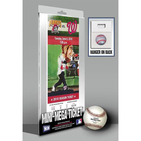 Stephen Strasburg MLB Debut Mini-Mega Ticket - Washington Nationals