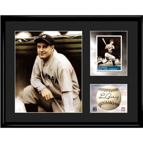 New York Yankees MLB Lou Gehrig- Limited Edition Toon Collectible With Facsimile Signature.