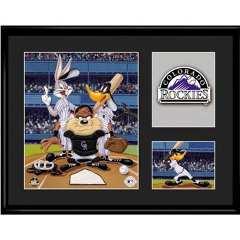 Colorado Rockies MLB Limited Edition Lithograph Featuring The Looney Tunes As Colorado Rockies