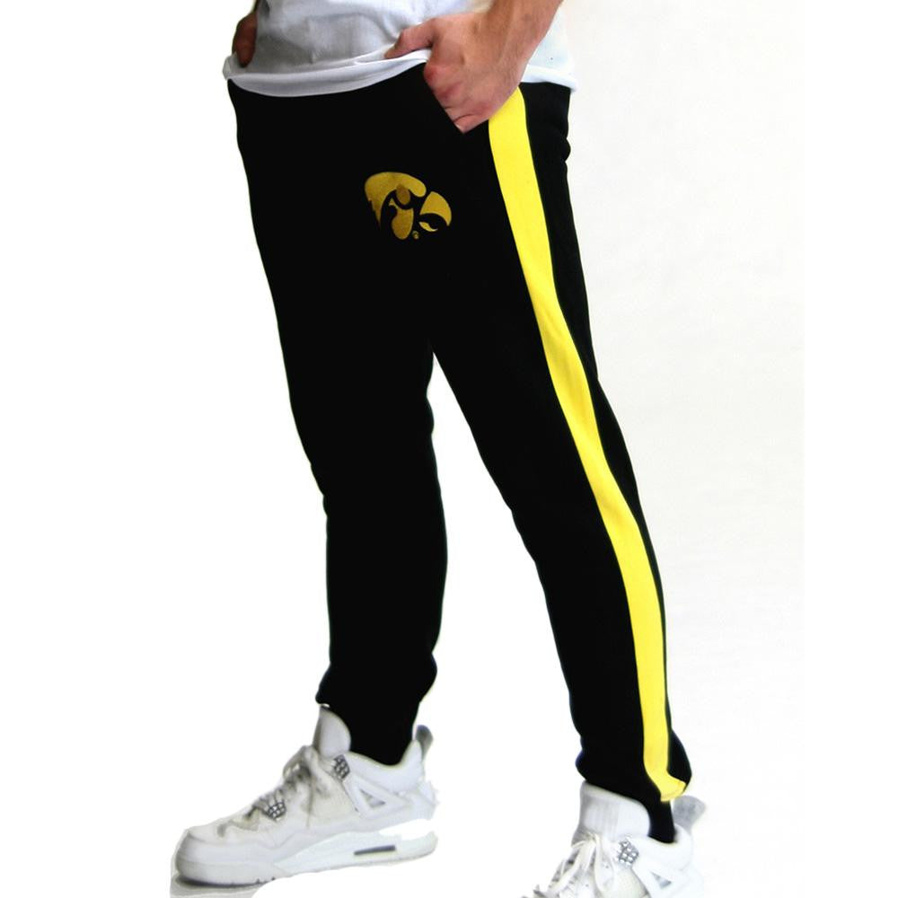 Iowa Hawkeyes NCAA Mens Jogger Pant (Black) (Small)