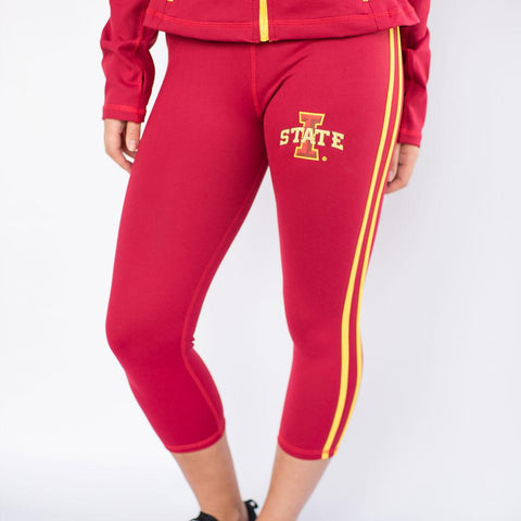 Iowa State Cyclones NCAA Womens Yoga Pant (Red)