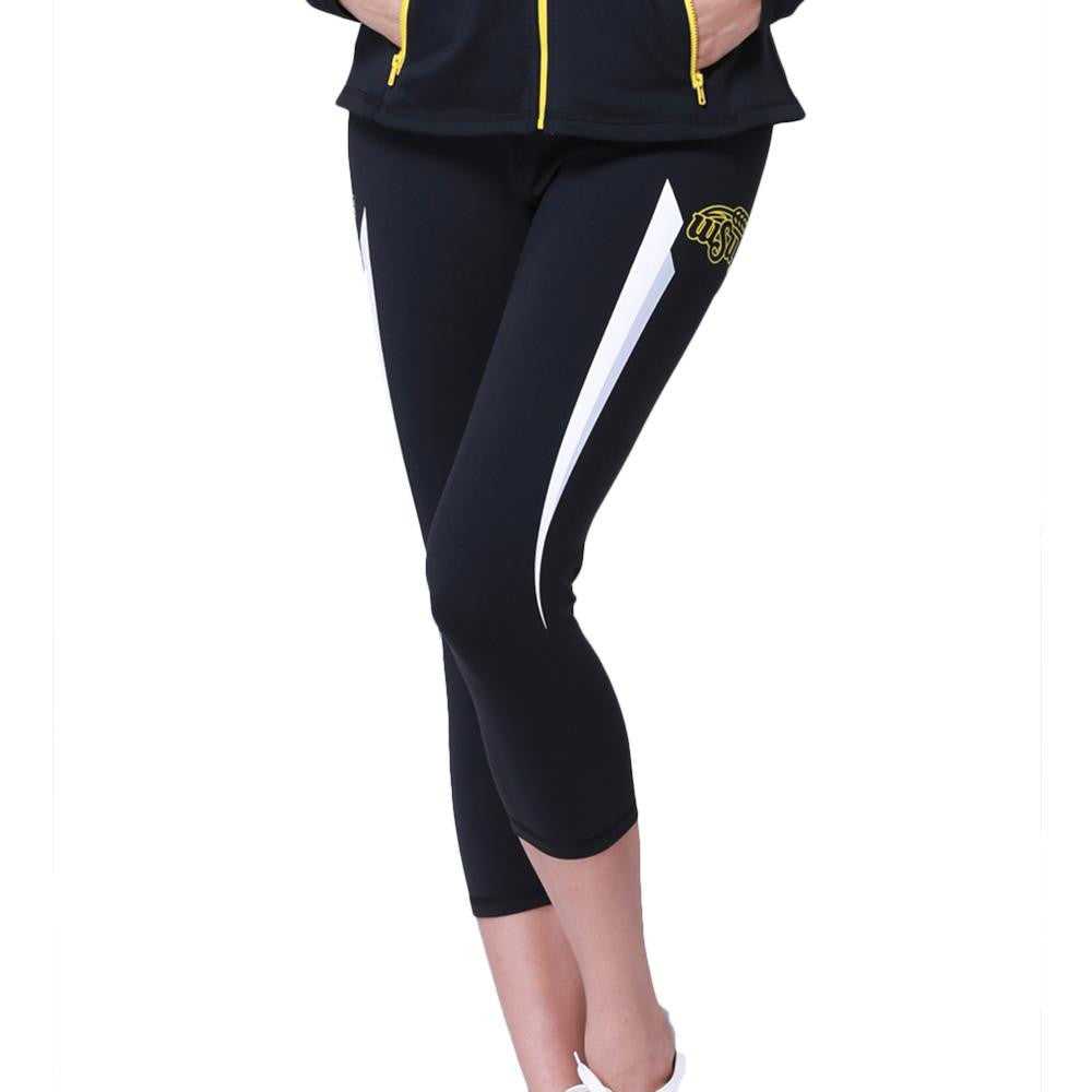 Wichita State Shockers NCAA Womens Yoga Pant (Black) (Large)