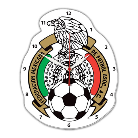 Mexican El Tri National Soccer High Def. Plaque Clock