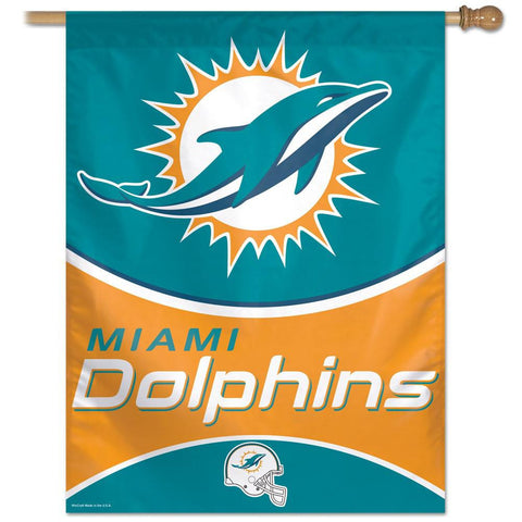 Miami Dolphins NFL Vertical Flag (27x37)
