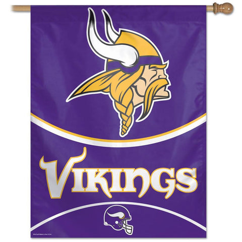 Minnesota Vikings NFL Vertical Flag (27x37)