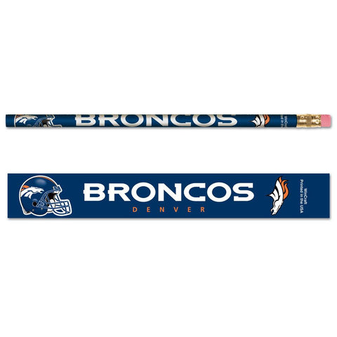 Denver Broncos NFL Pencil 6-pack